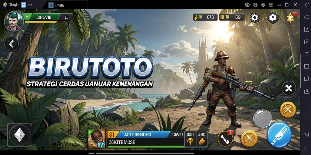 Tampilan gameplay BIRUTOTO yang menarik dengan elemen strategi yang mendalam.