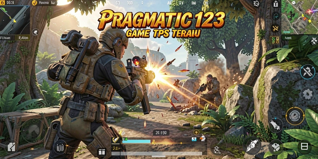 Tampilan gameplay mendebarkan dari PRAGMATIC123 dengan aksi TPS yang intens.