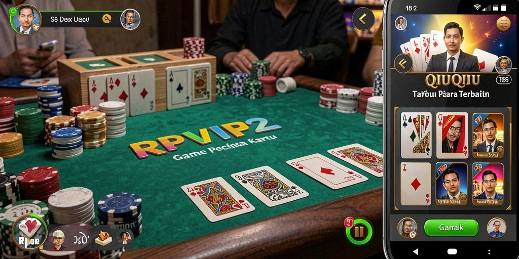 Tampilan gameplay RPVIP2 dengan aksi seru QiuQiu.