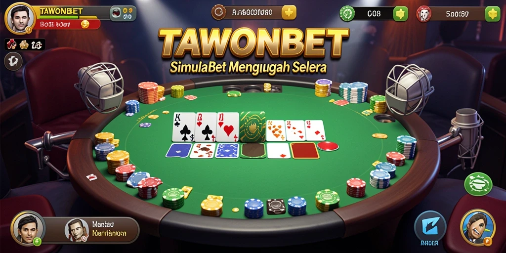 Tampilan gameplay menarik dari TAWONBET dengan nuansa simulasi yang mendebarkan.