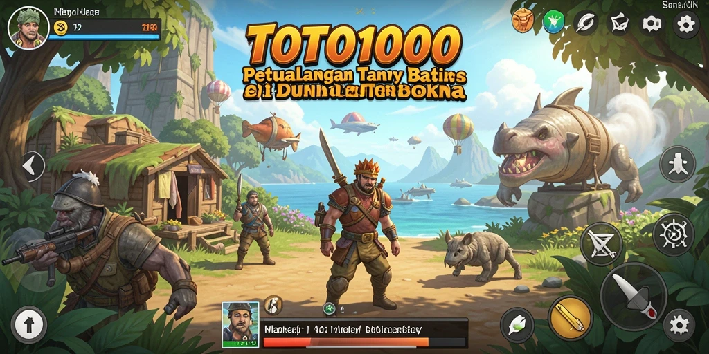 Gameplay TOTO1000 yang mengasyikkan di dunia terbuka yang luas.